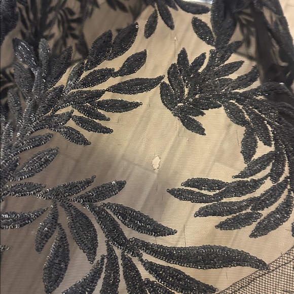 NADINE MERABI Stella Black Backless Lace Dress - Picture 10 of 15